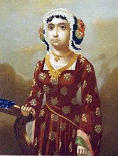 A 19th-century imagined portrait of Beatriz Enríquez de Arana