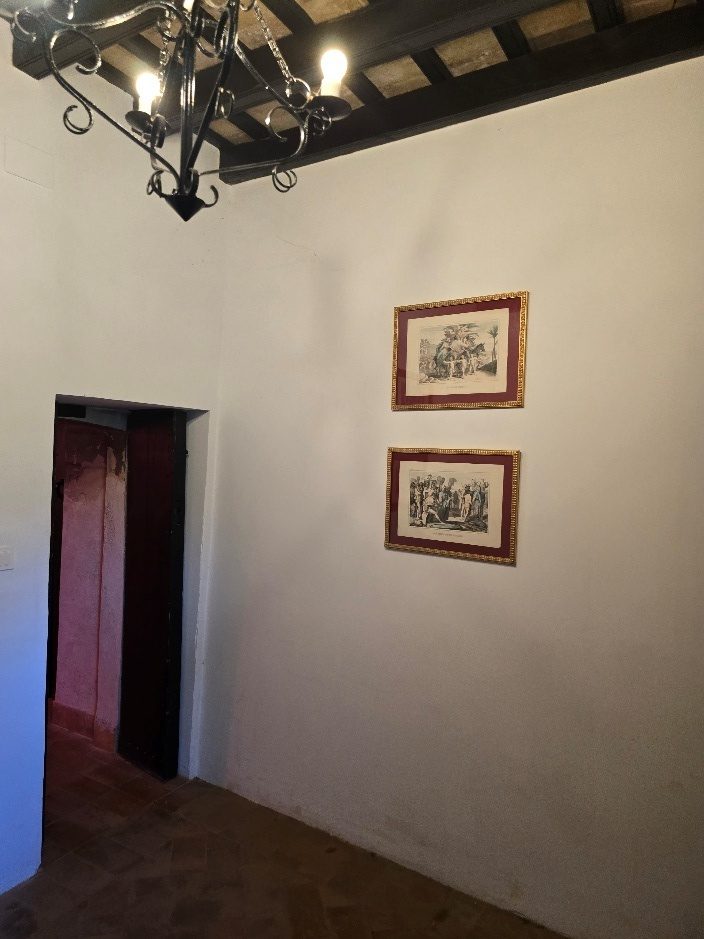 The interior room at La Rábida Monastery where Columbus is believed to have met with Martín Pinzón